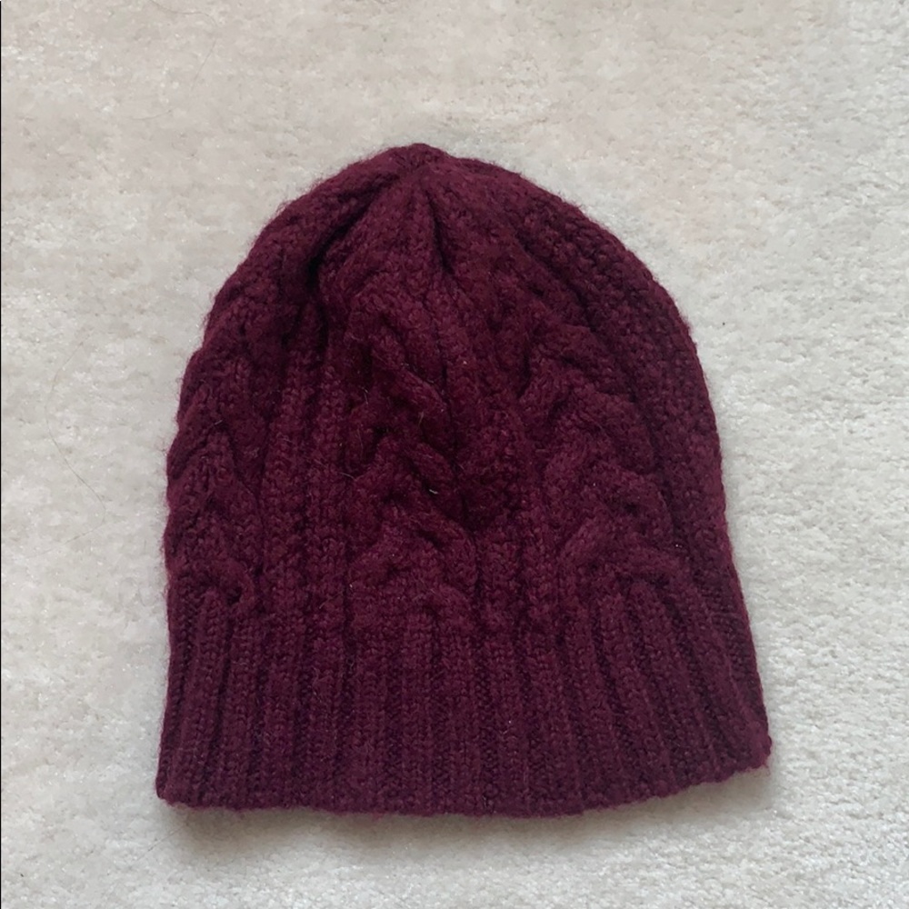 Charter Club Burgundy Winter Hat